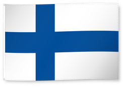 Dekofahne Finnland