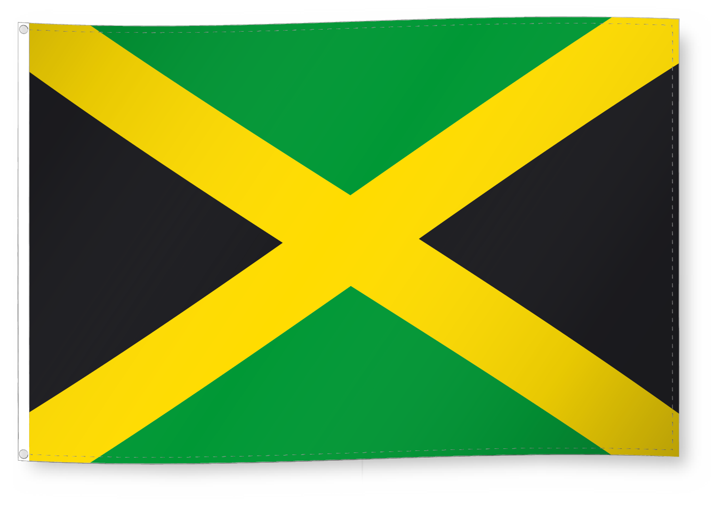 Drapeau Drapeau pour décoration, Jamaïque/Jamaica 