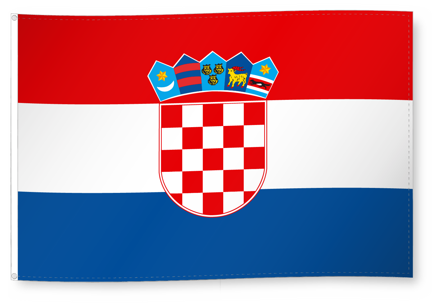 Fahne Dekofahne Kroatien 