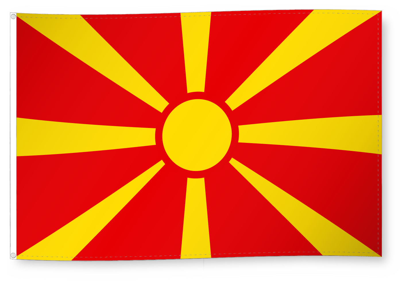 Fahne Dekofahne Mazedonien 