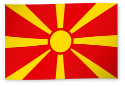 Dekofahne Mazedonien