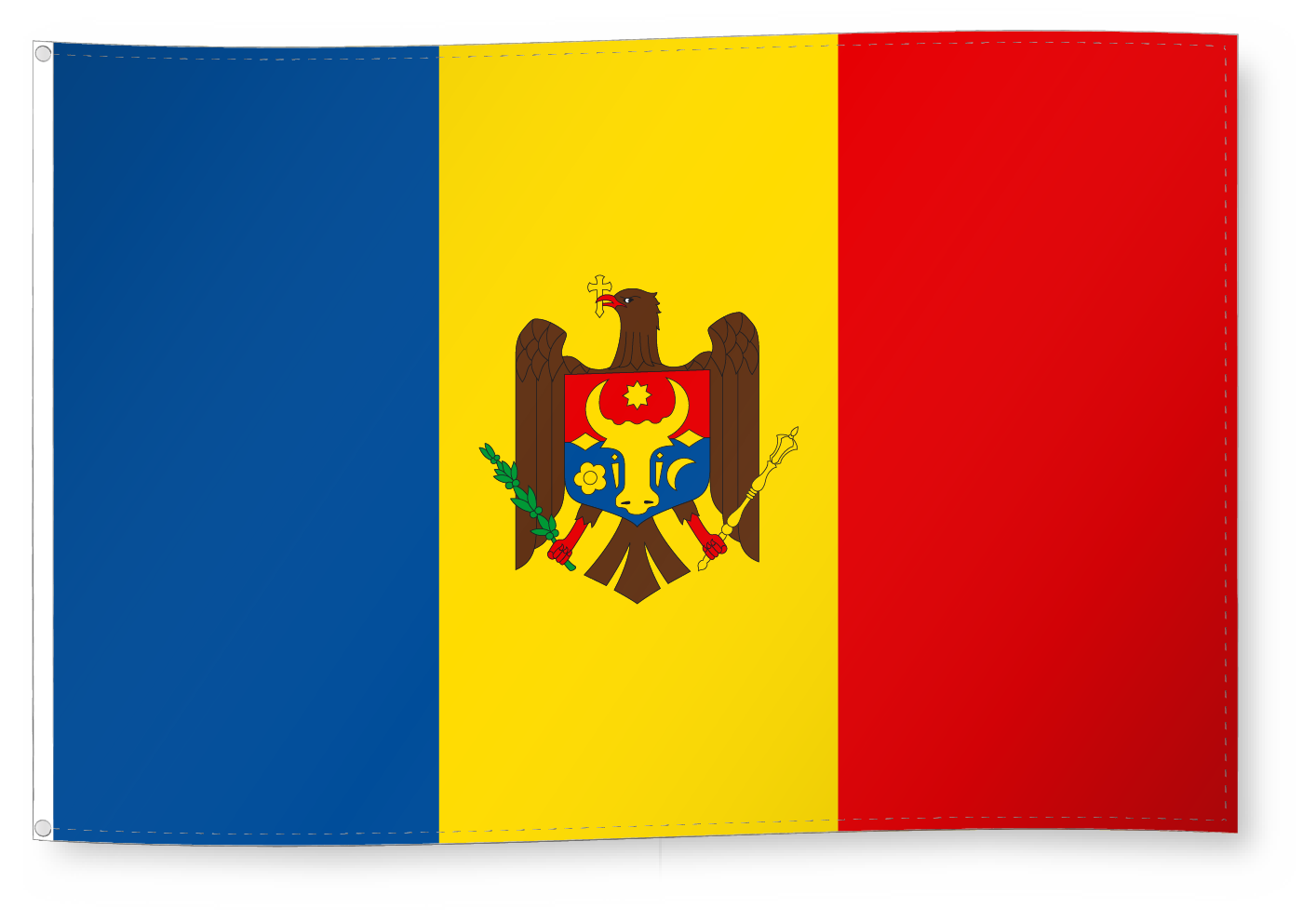 Fahne Dekofahne Moldawien 