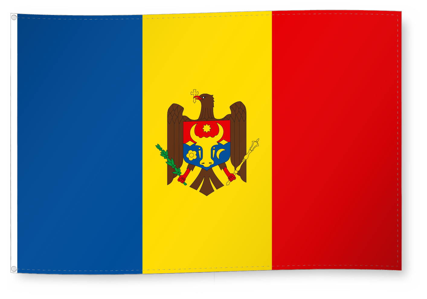 Drapeau Drapeau pour décoration, Moldova 