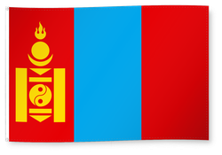 Dekofahne Mongolei