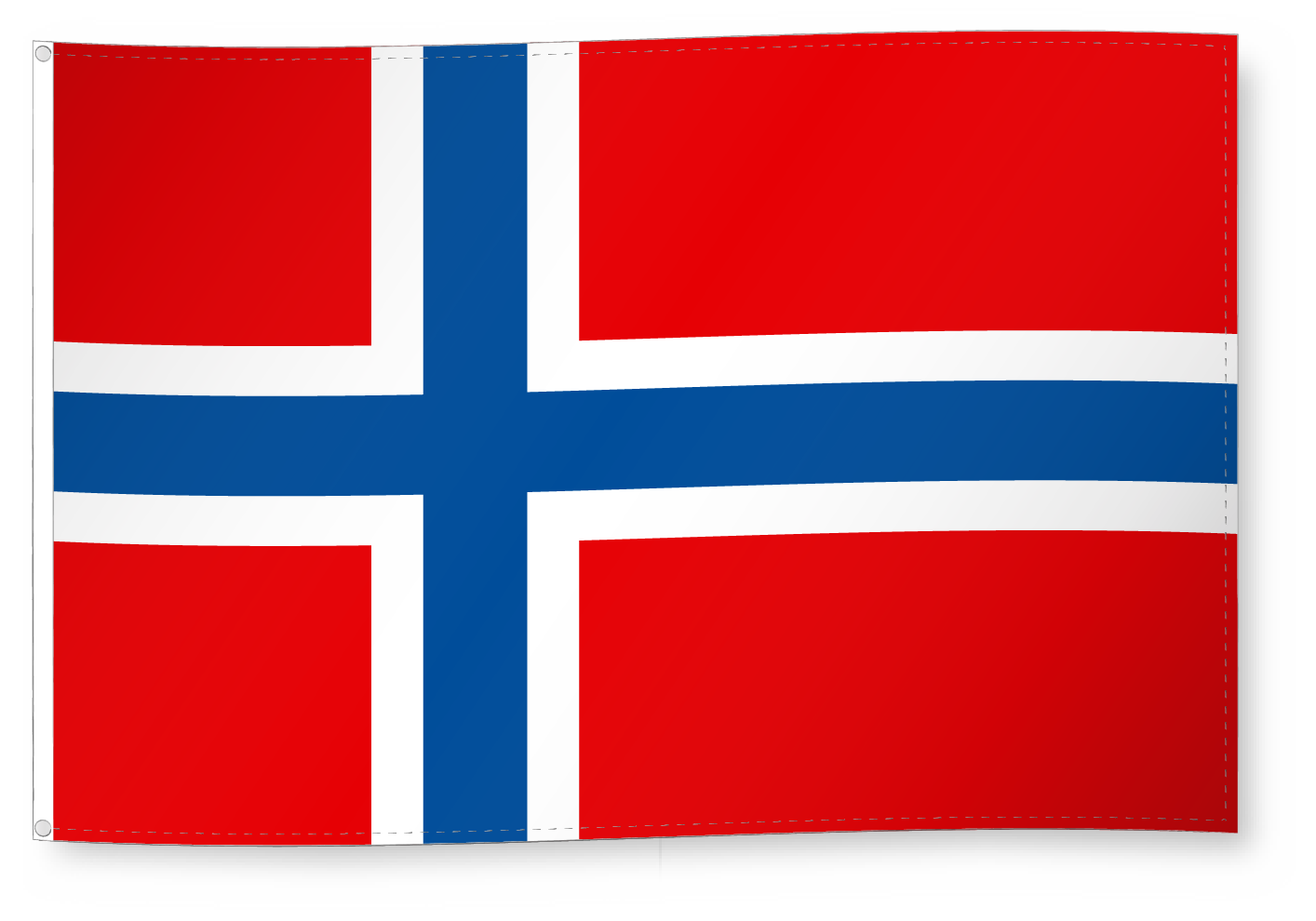 Drapeau Drapeau pour décoration, Norvège/Norway 