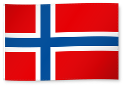 Dekofahne Norwegen