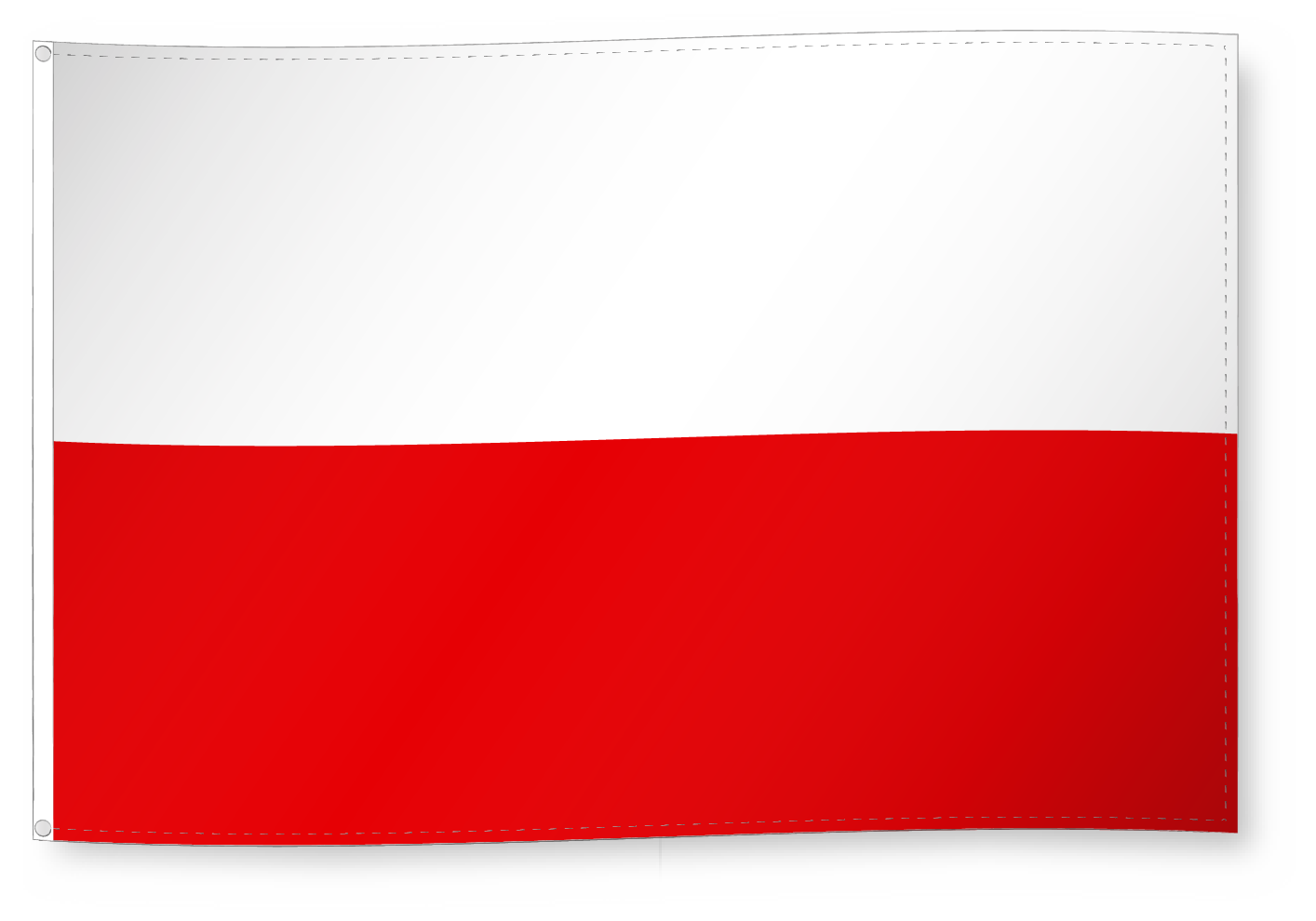 Fahne Dekofahne Polen 