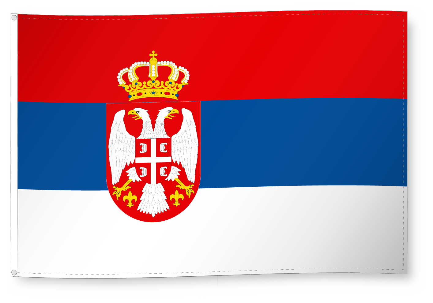 Fahne Dekofahne Serbien 