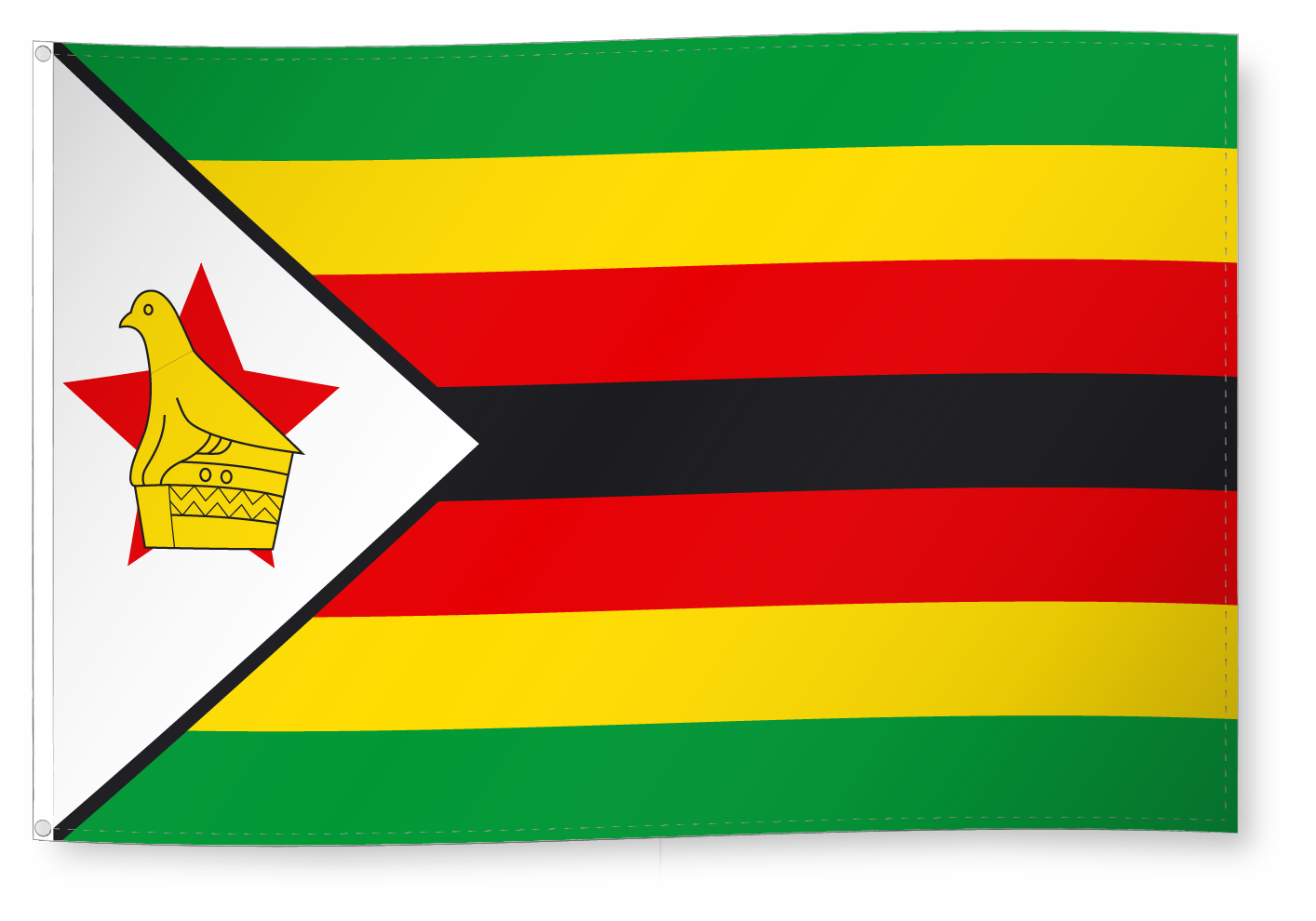 Fahne Dekofahne Simbabwe 