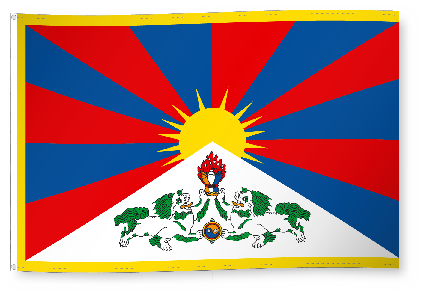 Fahne Dekofahne Tibet 