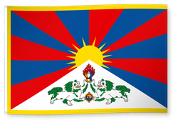 Dekofahne Tibet