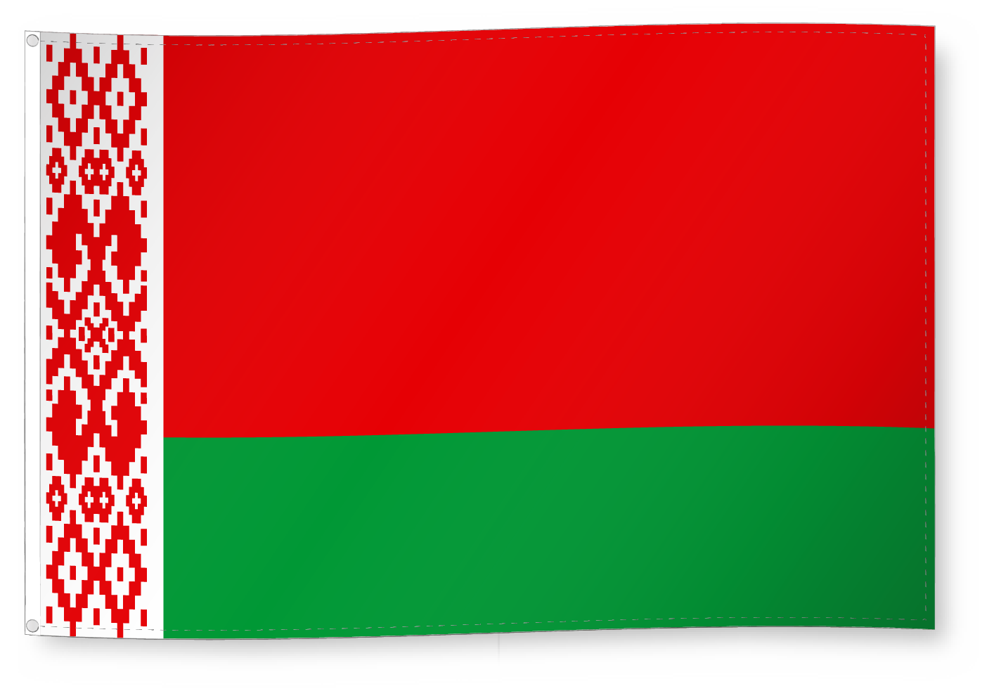 Drapeau Drapeau pour décoration, Biélorussie/Belarus 