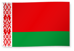 Dekofahne Weissrussland