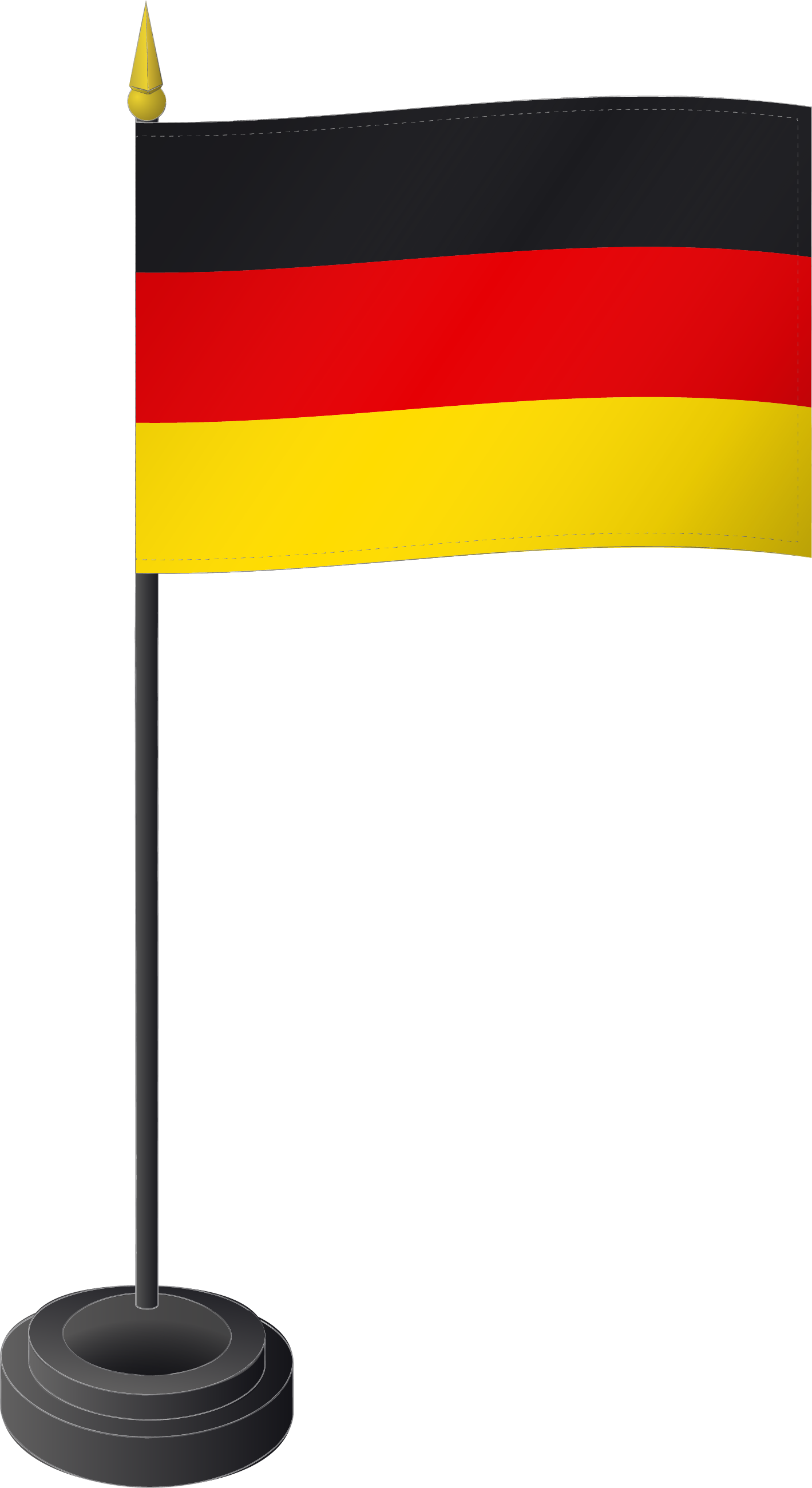 Fahne Tischflagge Deutschland 