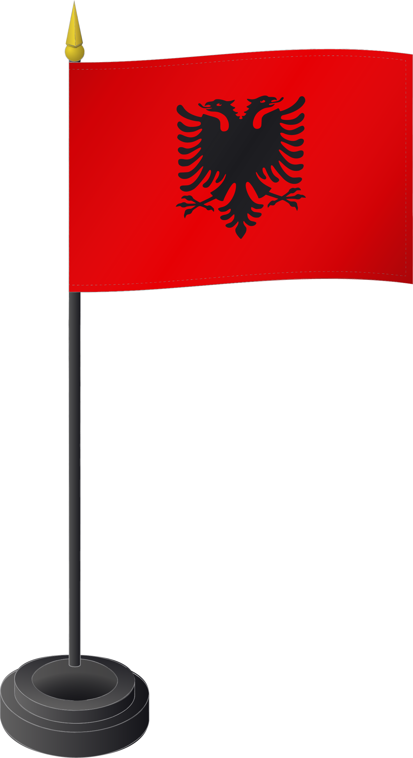  Tischflagge Albanien 