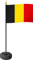 Tischflagge Belgien