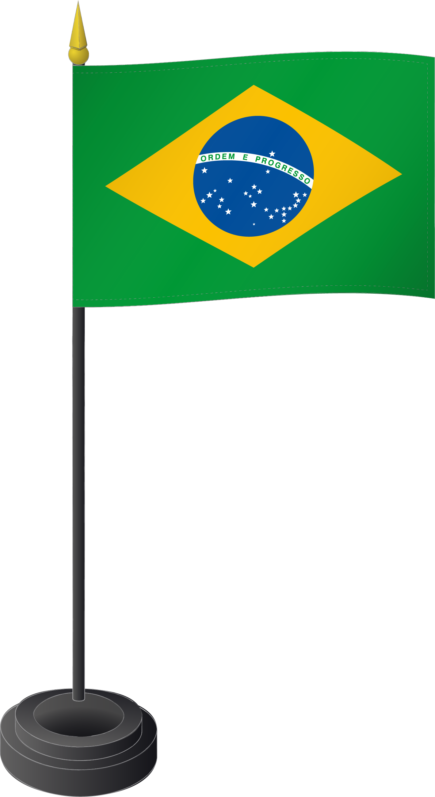 Fahne Tischflagge Brasilien 