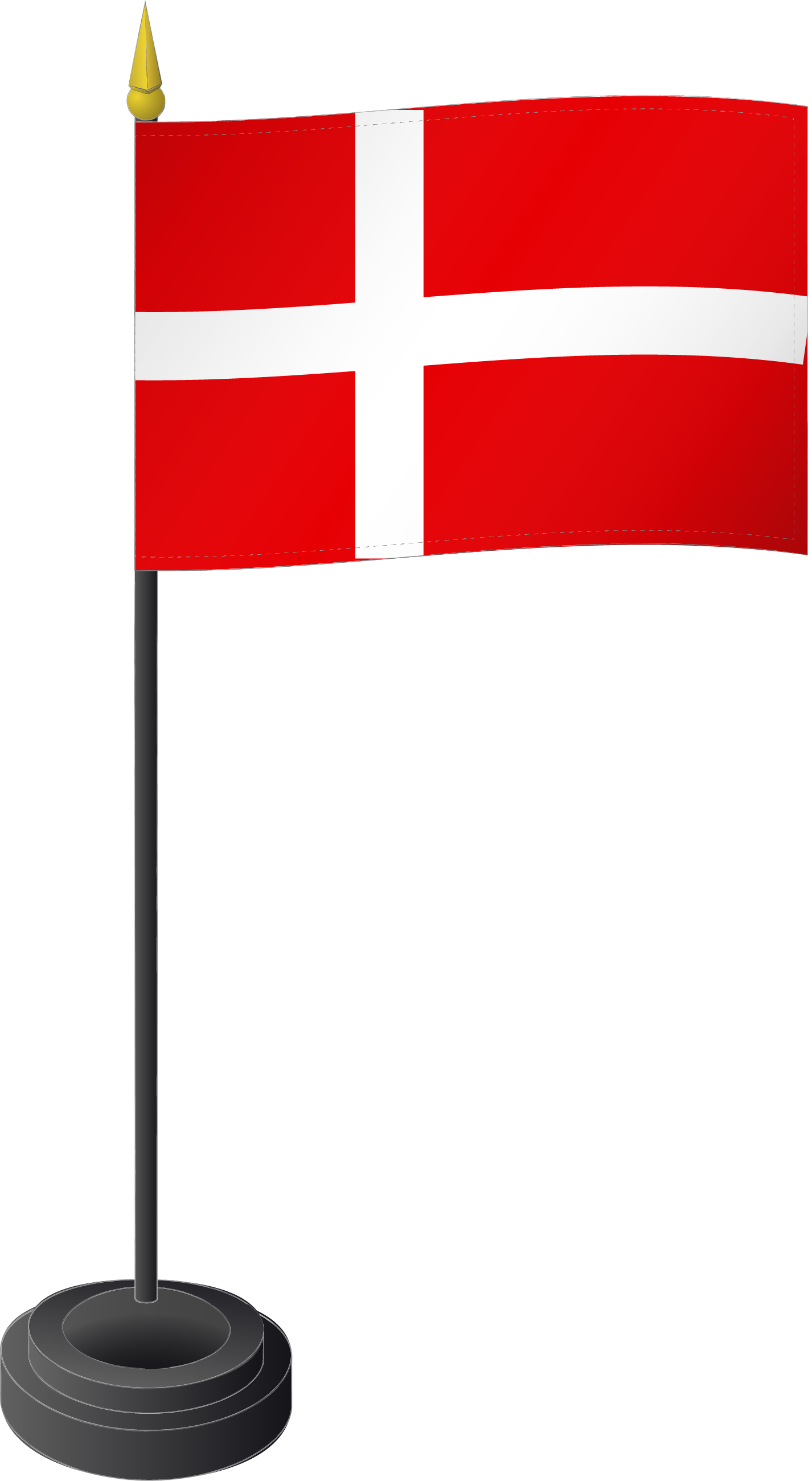 Fahne Tischflagge Dänemark 