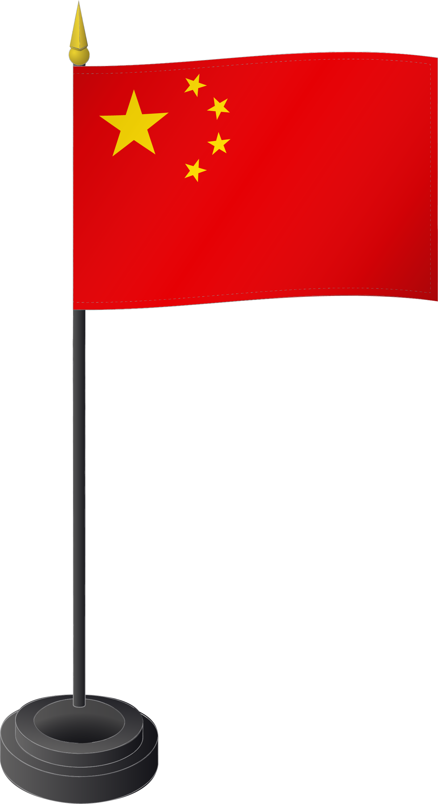  Tischflagge China 