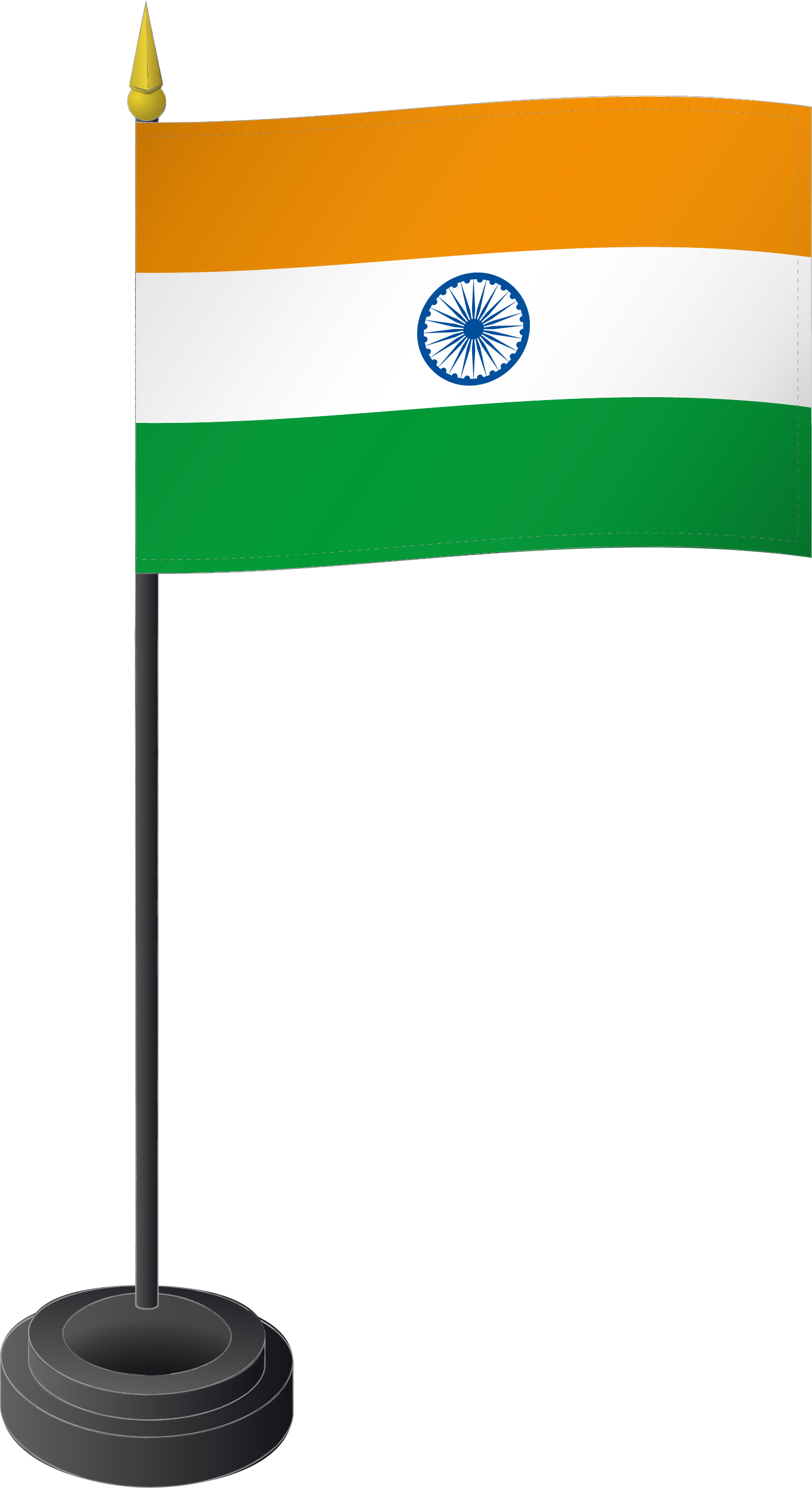 Drapeau Drapeau de table, Inde 