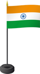 Tischflagge Indien