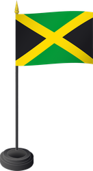 Tischflagge Jamaika
