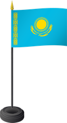 Tischflagge Kasachstan