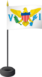 Tischflagge Amerikanische Jungferninseln