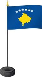 Tischflagge Kosovo