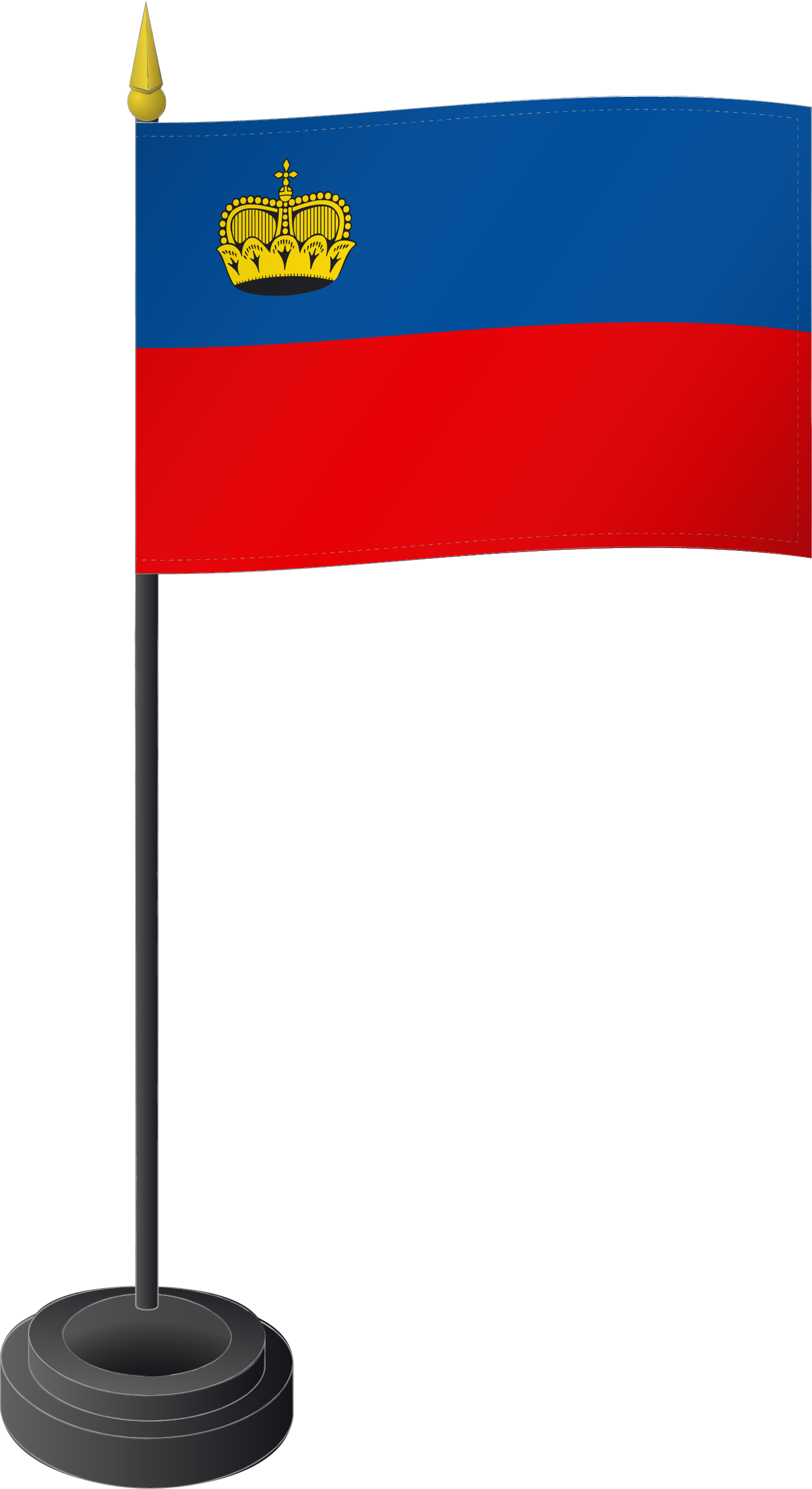  Tischflagge Liechtenstein 