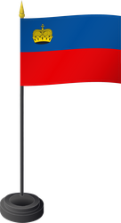Tischflagge Liechtenstein
