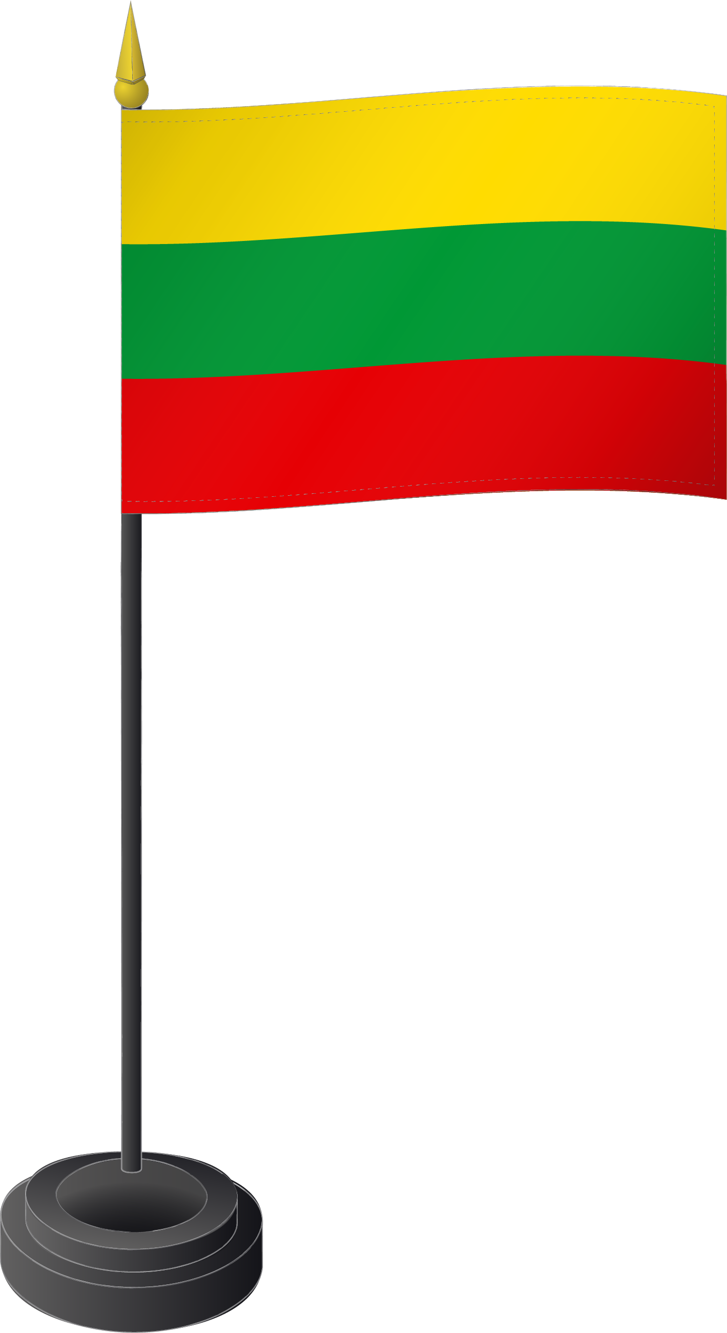 Fahne Tischflagge Litauen 