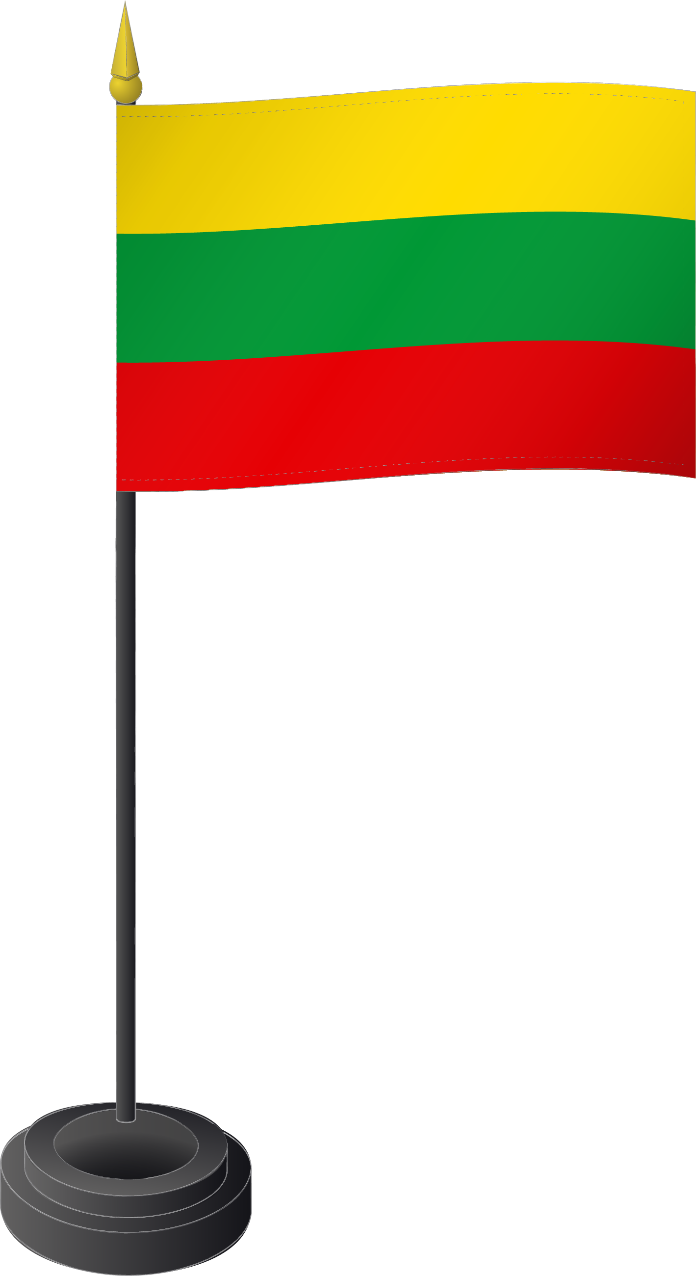  Tischflagge Litauen 