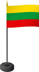 Tischflagge Litauen