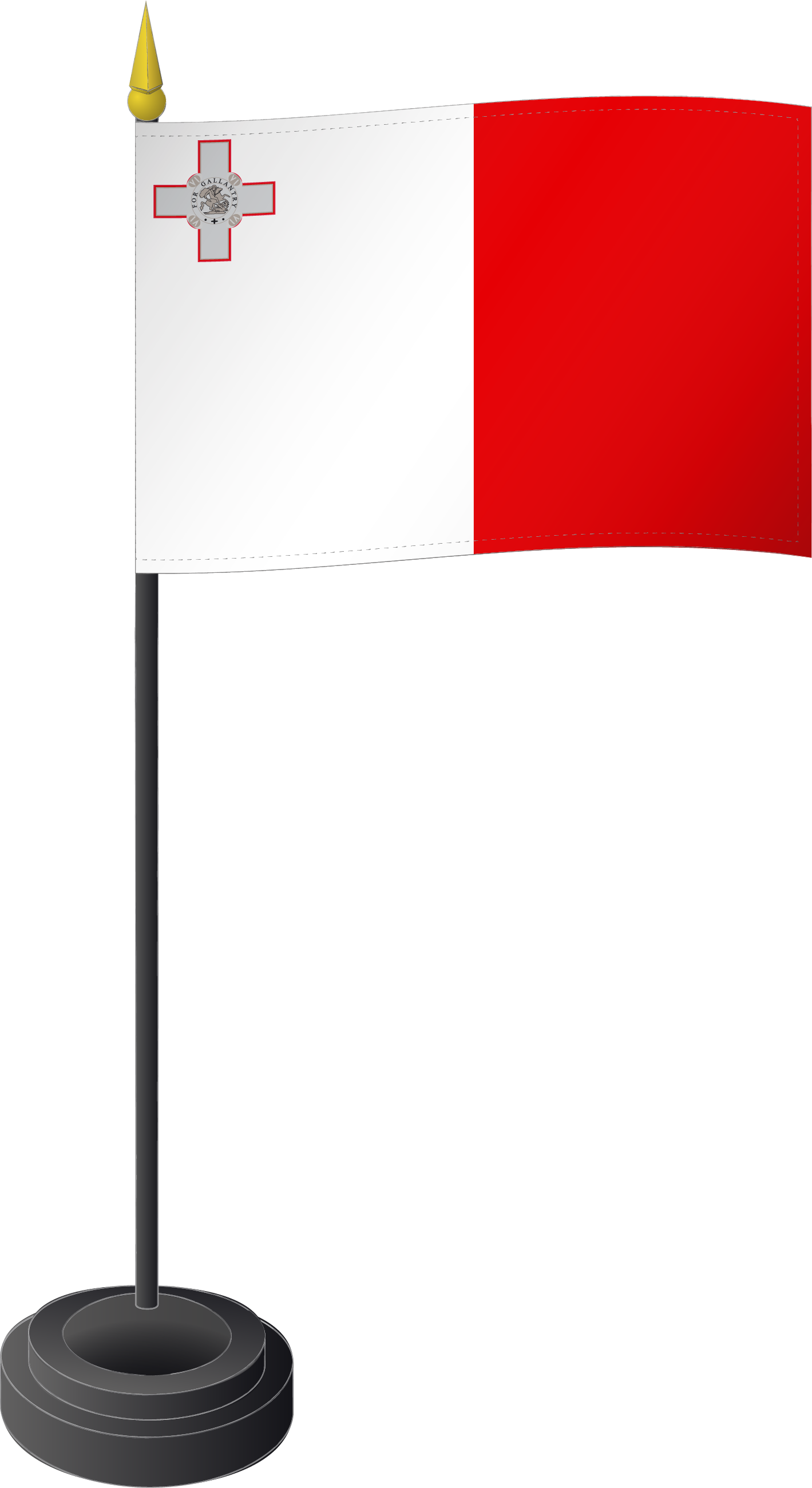 Fahne Tischflagge Malta 