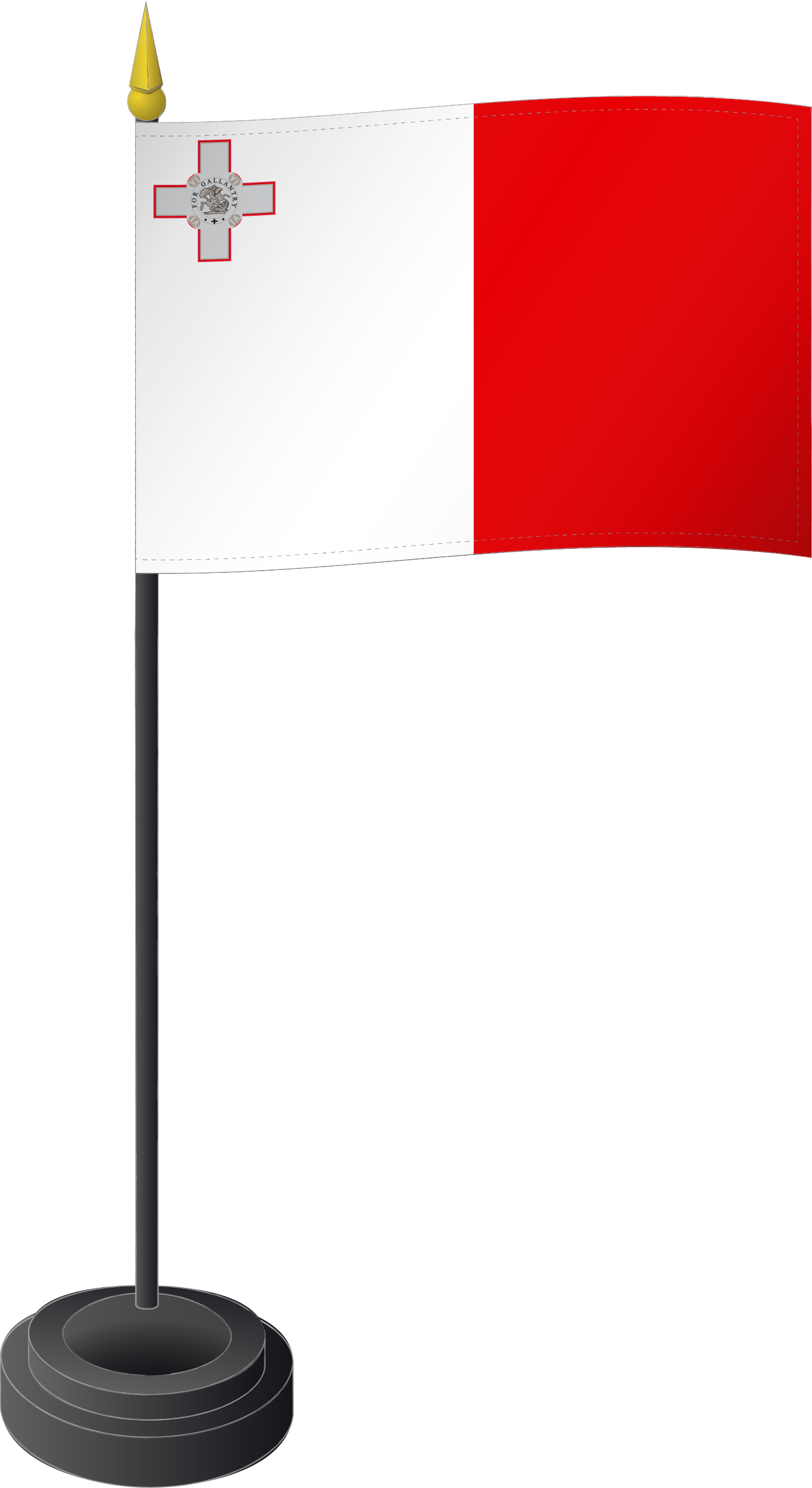  Tischflagge Malta 