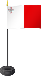 Tischflagge Malta