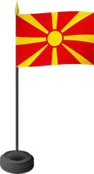 Tischflagge Mazedonien