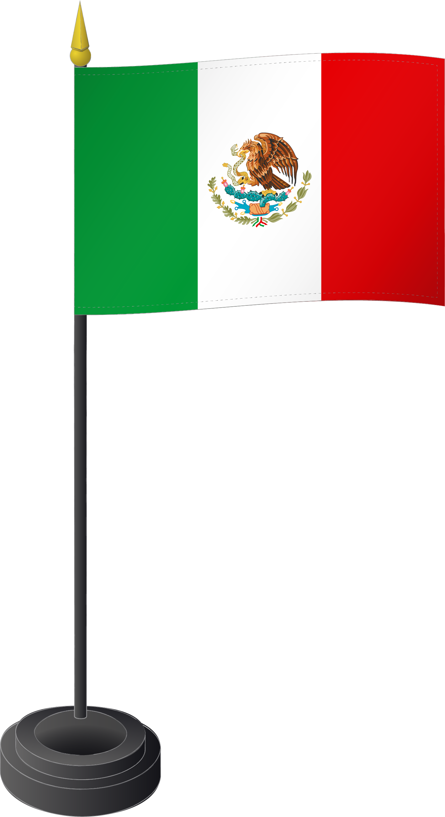 Fahne Tischflagge Mexiko 