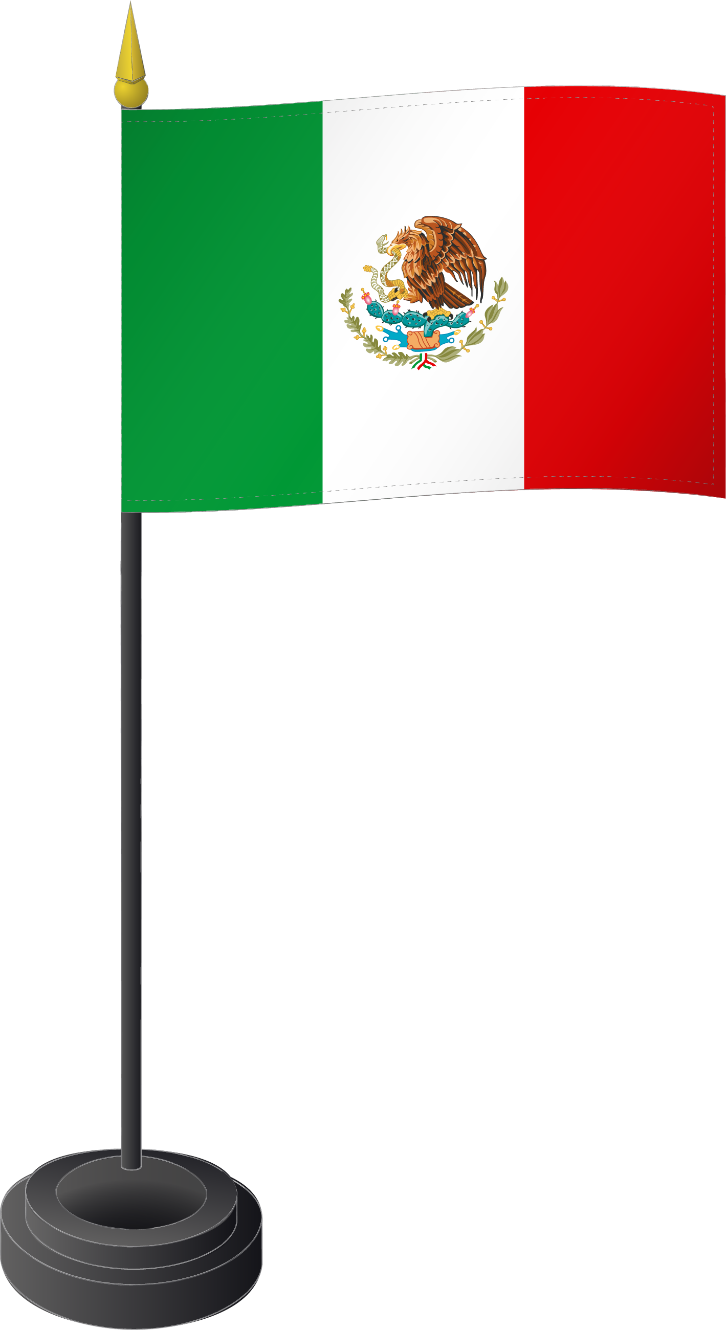  Tischflagge Mexiko 