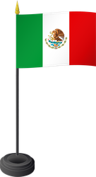 Tischflagge Mexiko