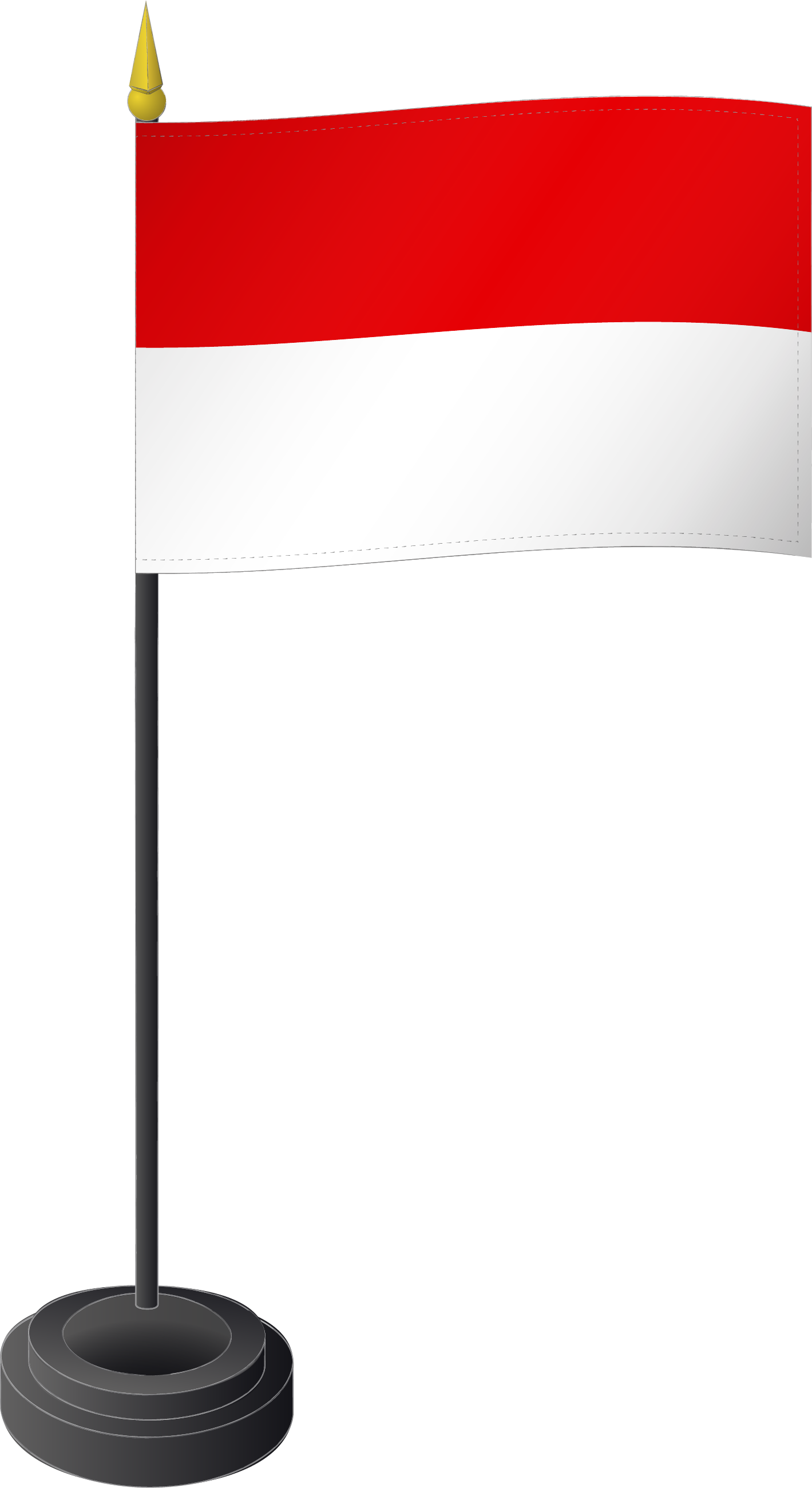  Tischflagge Monaco 