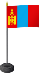 Tischflagge Mongolei