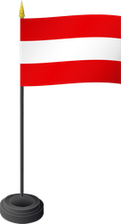 Tischflagge Österreich
