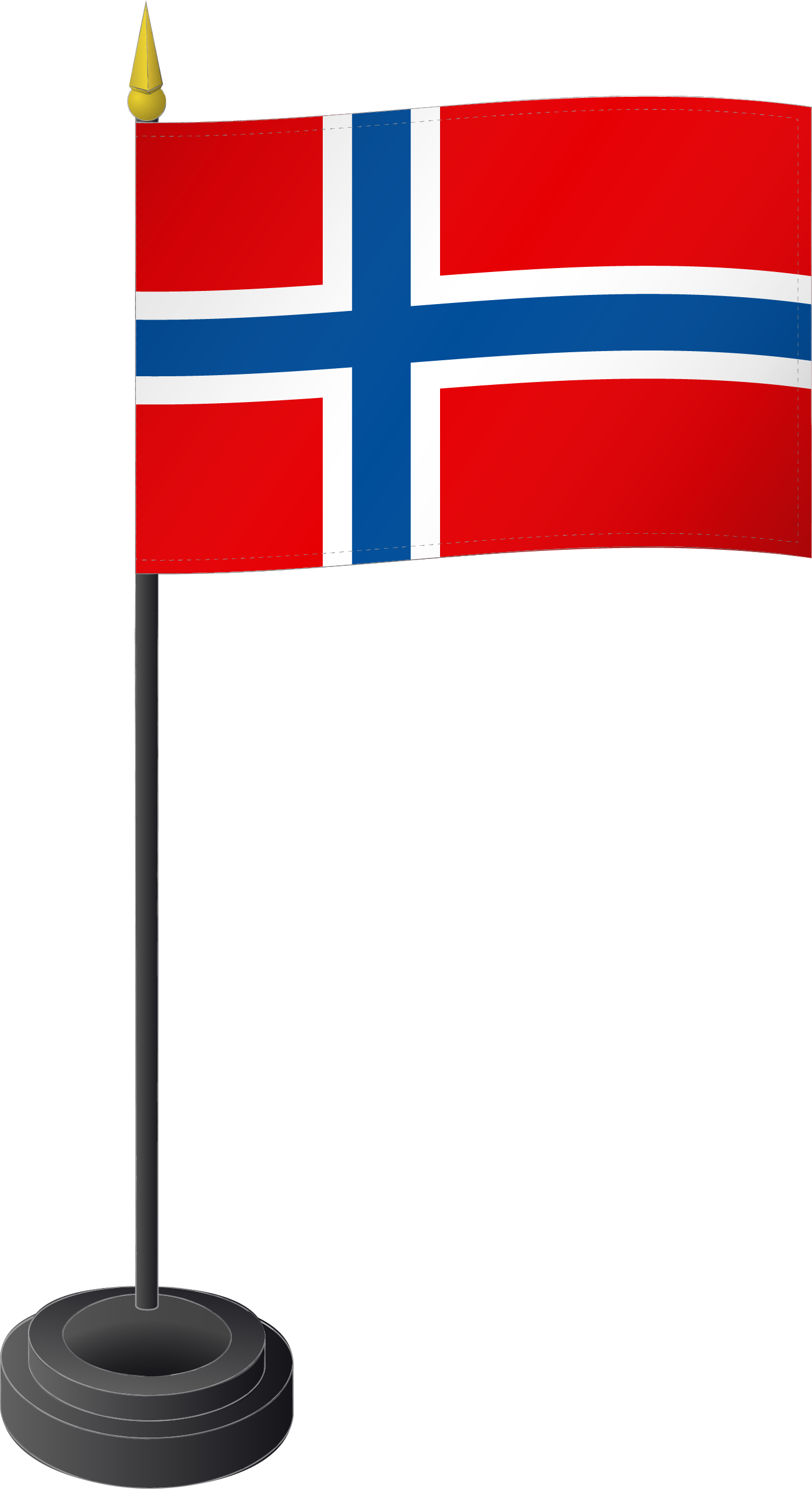 Fahne Tischflagge Norwegen 