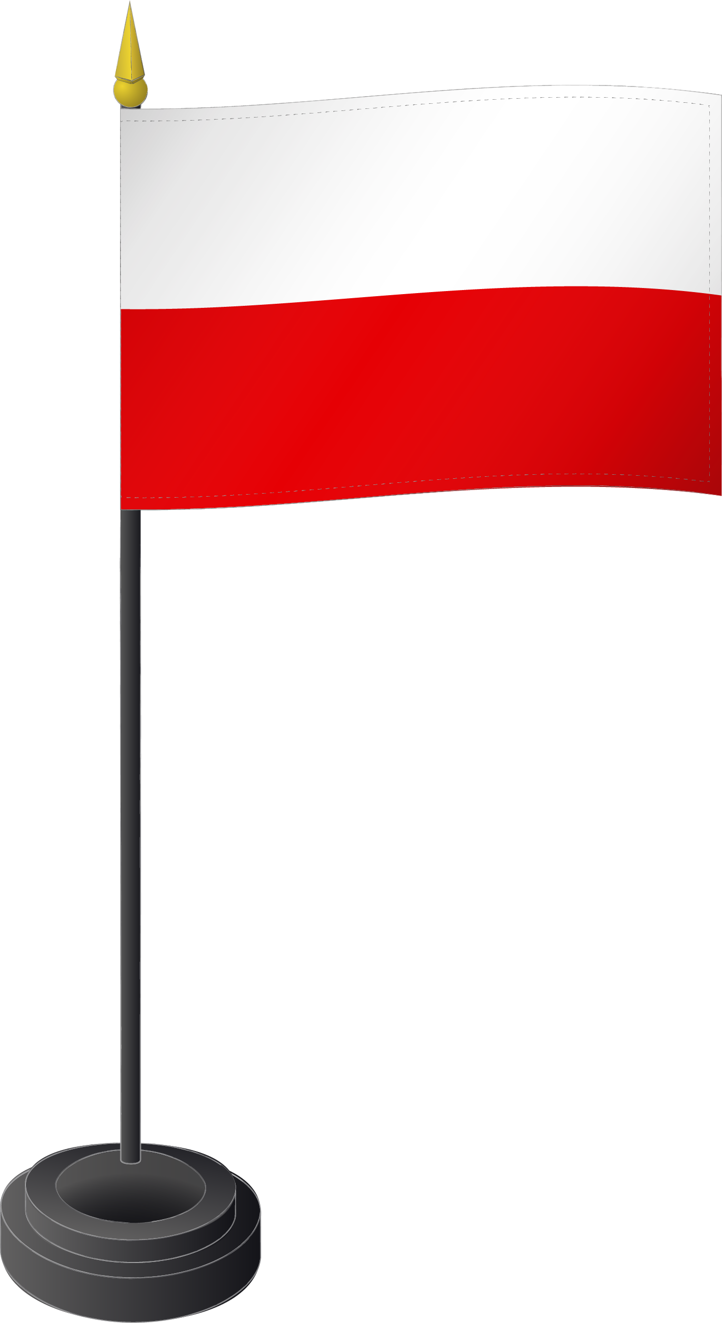 Tischflagge Polen 
