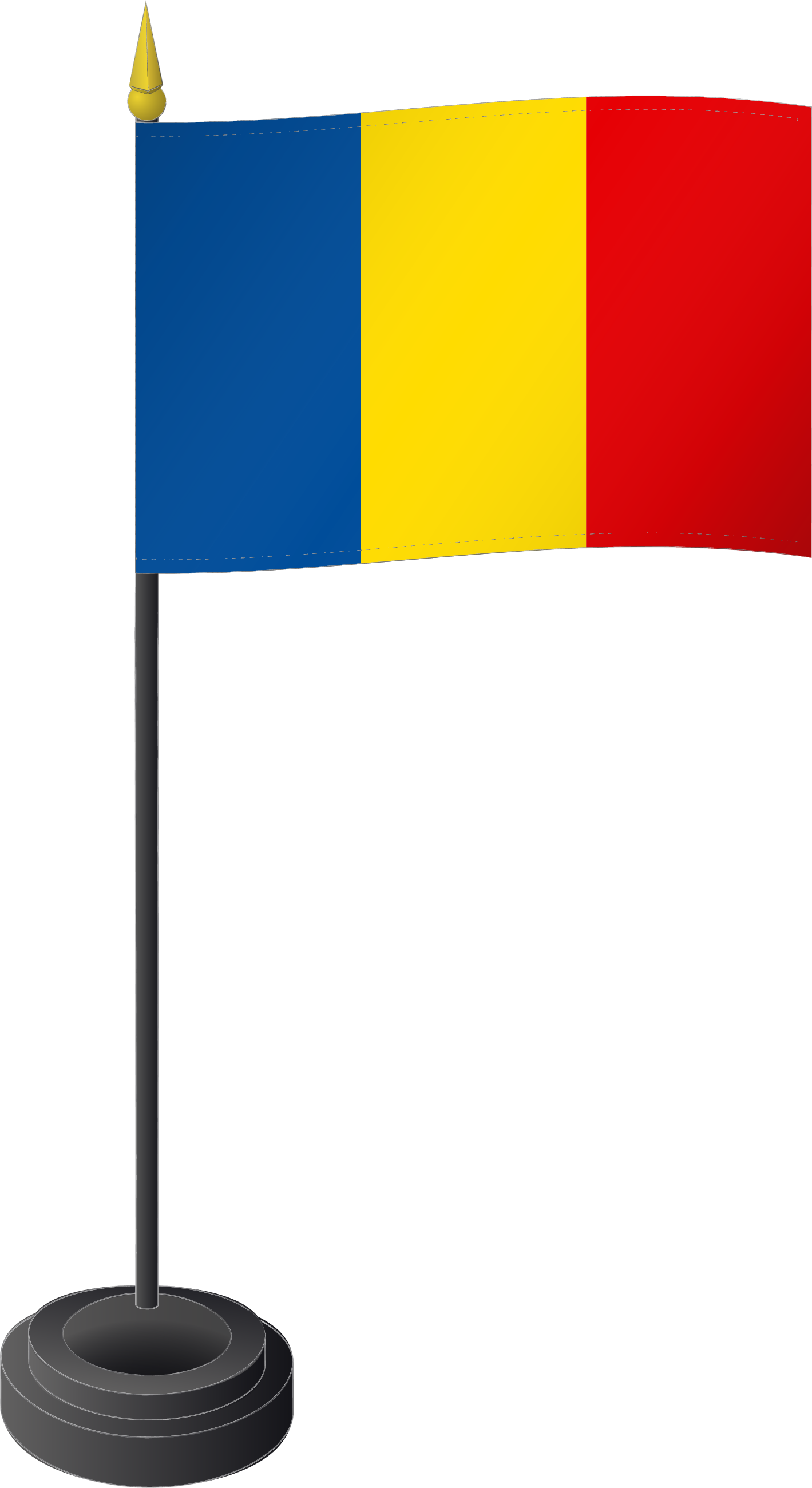 Fahne Tischflagge Rumänien 