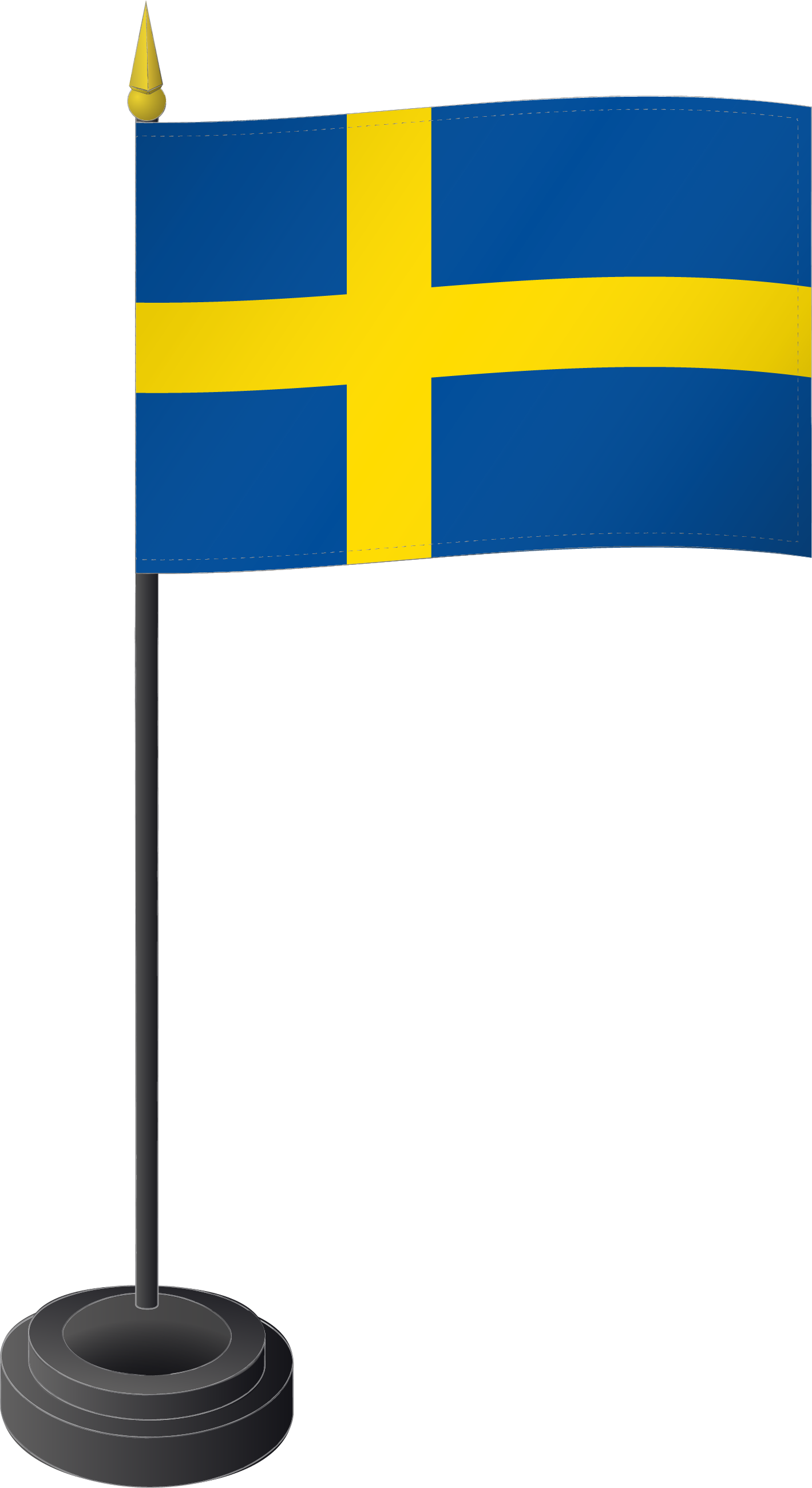 Fahne Tischflagge Schweden 