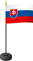 Tischflagge Slowakei