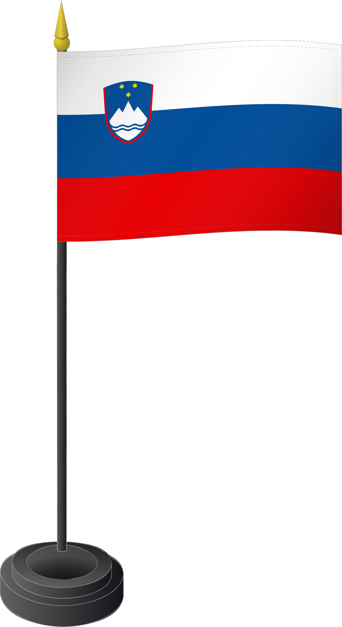 Fahne Tischflagge Slowenien 